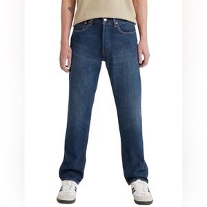 Levi’s Mens 501 Buttonfly Medium Wash Jeans Sz 34/32